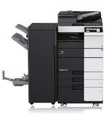 Refurbished Konica Minolta Bizhub B658 multifunction printer in office setting