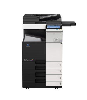 Refurbished Konica Minolta Bizhub C364 multifunction printer in an office setting
